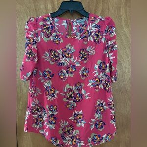 NWT Pink Floral Blouse